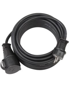 Brennenstuhl Verlengsnoer IP44 (10 m kabel, H07RN-F 3G2.5, voor buitengebruik en gebruik op bouwplaatsen) zwart

